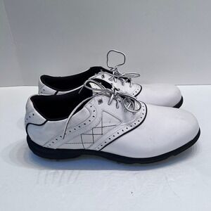 Etonic Sport-Tech Women's Power Play White Golf Shoes Size 10 WSPT72 - EUC
